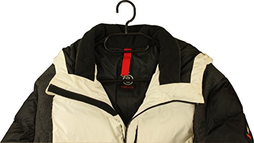 Sustania Kleiderbügel 50 Stück Wäschebügel Kunststoff drehbar SCHWARZ - 7