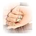 TOOGOO(R) 6 Colors Nail Art Nailart Half Round Pearl Beads Rhinestones Tips Manicure 3D Decoration Wheel