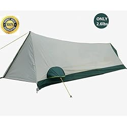 KAINI Carpa Ultraligera para Una Persona, Tienda de Mochilero Ligera,Tienda Bivy Personal para 1 Persona Instalación Fácil para Viajar Alpinismo al Aire Libre Senderismo Una Sola Persona durmiendo