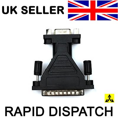 Kabel-Tex RS232 Serial Adapter Gender Changer AT 9 F bis M 25 pin