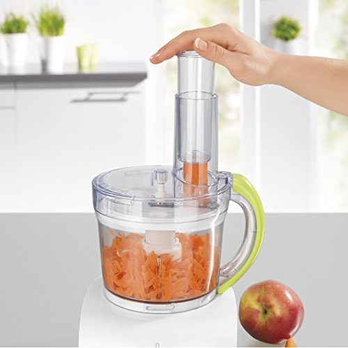 GOURMETmaxx Multifunktionale Küchenmaschine mit 3 verschiedenen Einsätzen zum Mixen, 1 L, 350 W, grün - 3