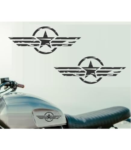 Adesivi Stella Militare US Army - Effetto Consumato | Resistenti A UV E Intemperie - Foto 10