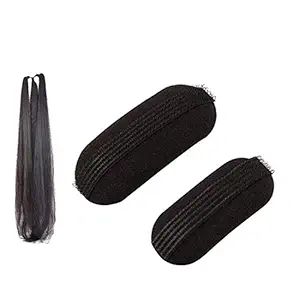 GadinFashion? 42Inchs Black Hair Choti/Parandi with free Hair Bun Clips For Womens