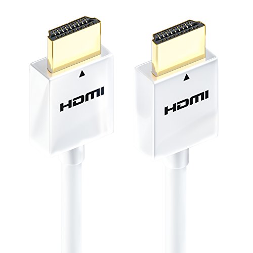 deleyCON 3m HDMI Kabel SLIM High Speed mit Ethernet (Neuster Standard) 3D 4K ULTRA HD SUPER flexibel - 3