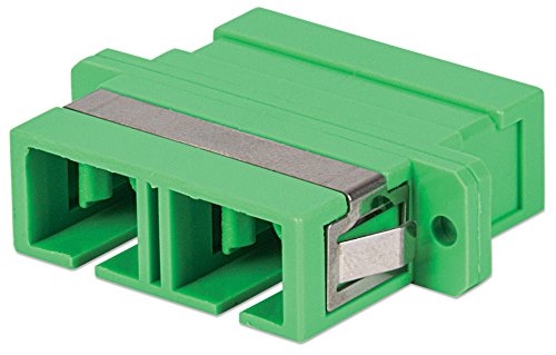 Preisvergleich Produktbild intellinet 760645 SC / APC Singlemode Duplex Adapter grün
