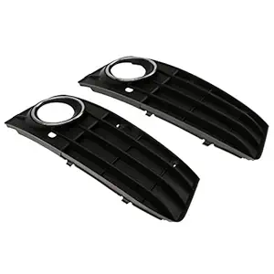 Big Shoppe Store 1 Pair Front Bumper Fog Light Grille Cover for Audi A4 A4L B8 2009 2010 2011