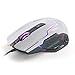 Produktbild Gaming Maus, Vogek Gamer Mouse mit Kabel, Optische Kabelgebundene Beleuchtete Funkmaus, 7 Programmierbaren Tasten, 1000/1500/2000/3000/4000 DPI Einstellbar, Grau und Weiß
