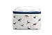 TaylorHe Waterproof Large Make-up Bag Cosmetic Case Toiletry Bag Vanity Case with Patterns zipped with Handle Stags