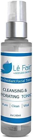 Le Fair Anti-Oxidant Facial Toner - Hydrated and Nourishes Skin - Alcohol Free & Gentle Cleansing - Suitable for All Skin Types - With Organic Aloe and Orange Blossom