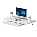 ★ Características: escritorio liso, diseño de esquina de mesa curva, estable, duradero, adecuado para cualquier lugar de la habitación, fácil de almacenar y plegar