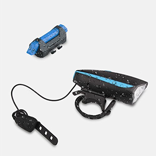 Fahrradlicht Fahradbeleuchtung Set USB Wiederaufladbare LED Fahrradlampen Frontlicht Rücklicht Super hell Fahrradlichter für Sicheres Radfahren Spritzwassergeschützt - 5