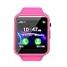 Produktbild Tianya IP67 Wasserdichte Armband,Mehreren Sprachen Intelligente Uhr für Kinder, Kinder Smartwatch mit SIM-Anrufe Anti-verlorene Bluetooth Call GPS-Tracker Fitness Armband (Rosa)