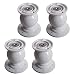 Klaxon Plastic Magnetic Door Catcher (Off-White, Set of 4) RS.352.00