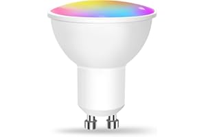 EXTRASTAR GU10 LED Alexa Lampen Smart RGB Licht WiFi Smart LED Glühbirne,6W=48W 480LM GU10 LED Smart Lampe wlan Dimmbar Birne, Kompatibel mit Alexa Echo,Google Home