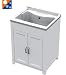 Produktbild Lavatoio lavello in resina doppia anta 60x50cx altezza 85 cm mongardi (1000046733)