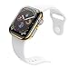 Produktbild hahuha SmartWatch Case  Ultradünne PC-Beschichtung Fälle Schutzhülle für Apple Watch 4 44mm (Gold)