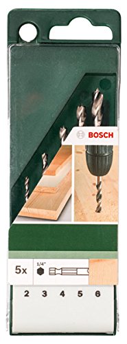 Bosch DIY 5tlg. Holzbohrer-Set mit 1/4 “-Sechskantschaft - 2