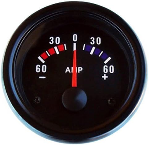 Amperemeter Gauge Instrument 52mm Universal Black