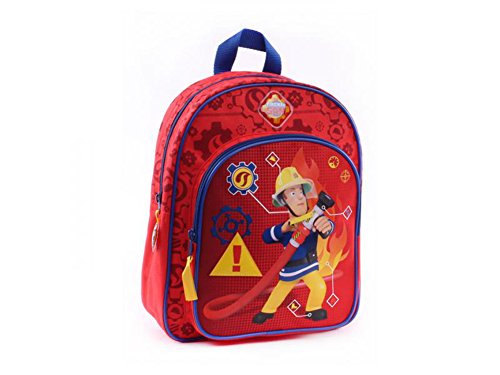 Preisvergleich Produktbild Feuerwehrmann Sam Kinderrucksack Rucksack 31cm 7L plus Sticker (8009)