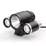 KK-LIGHT KKgud Waterproof 1800 Lumen 3 Mode Rechargeable CREE XML-T6 + XPE-R2 Cycling Bike Bicycle Head Light HeadLamp HeadLight for Sport Outdoor