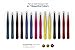 Suvorna 4" Precision Aligned Professional Tweezers Color Sets with Premium Stainless Steel, One Sharp Pointed Pair and One Slanted Tip Pair for Precision Eyebrow Shaping, Great for Ingrown Hair & Splinters, Perfect Eyebrow Trimmer, Easy Care Set, Satisfaction Guarantee (Blue)
