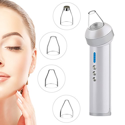 Blackhead Remover, Tophie Electric Rechargeable USB Charging Spot Remover, Facial Pore Cleaner Microdermabrasion Extractor, Acne Pimple Popper Comedone Extractor Cleaner Removal Tool for Facial Care Skin