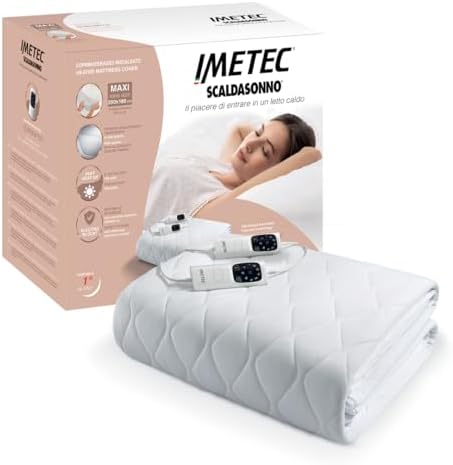 Imetec Scaldasonno Adapto – Scaldaletto matrimoniale king size 200x180