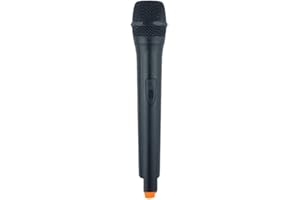 Nuobesty 168G Microphone jouet Prop 1 pc 26,5 x 5 cm Plastique Simulé Micro Faux Jouet Microphone sans fil Costume Prop Bonbonnière Goody Bag Fillers pour la maison