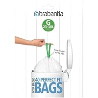 Brabantia 375668 - Bolsas basura, dispensador, 23 - 30 l, 40 unidades