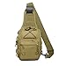 Produktbild Tactical Sling Bag Cross-Body-Brust Rucksack Militär Schulter Pack EDC MOLLE-Fliegen Fischen Packungen für iPad Nylon Outdoor Camping Wandern Trekking Reise Daypack, khaki