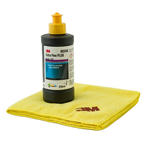 Preisvergleich Produktbild 3M Extra Fine Schleifpaste 80349 mit Poliertuch 50400 im Set