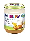 Hipp Joghurt auf Früchten