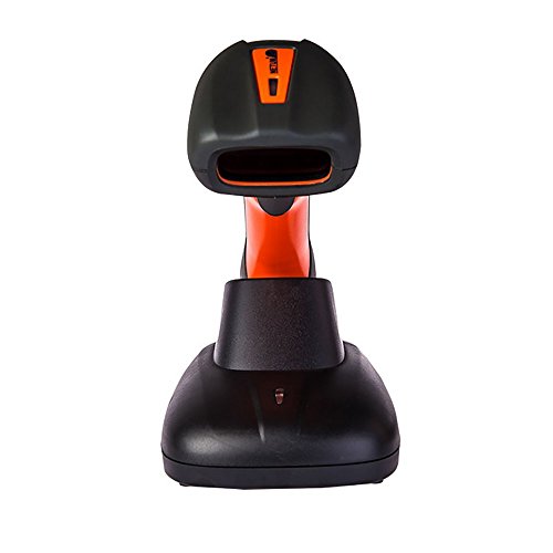 Preisvergleich Produktbild Wireless Barcode Scanner Mit USB Cradle Receiver Ladestation Handheld Data Matrix Bildleser Portable Automatische Barcode-Scannen Für Retail Warehouse