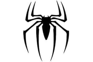 CFSUPPLIES A5 Stencil - Spider Symbol, Airbrush, Wall Art, Paint Stencil, Genuine Mylar Re-Useable 125 Micron