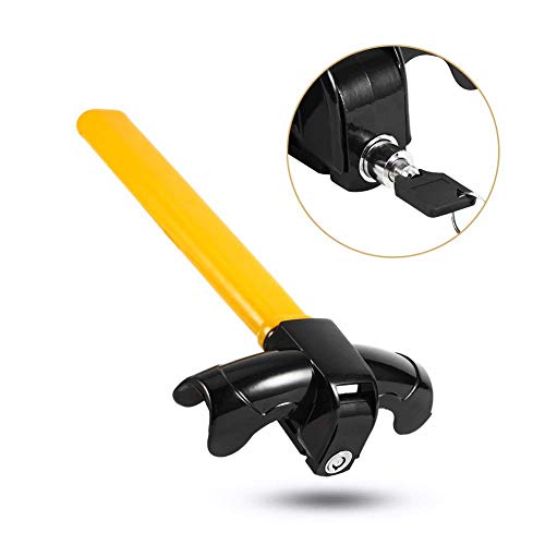 XFORT® Steering Lock, Universal Steering Wheel Lock for Cars, T-Bar Steering Wheel Immobiliser, Deter Thieves and Secure Your Car.
