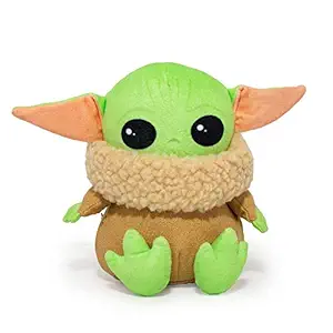 Buckle-Down Dog Toy, Mandalorian, Baby Yoda, Plush Star Wars The Child Sitting Pose