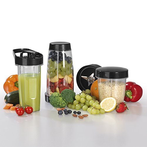 GOURMETmaxx Nutrition Mixer mit Heiz- und Kühl-Funktion 12-tlg. 1200W mit Rezeptheft ( Multifunktionale Küchenmaschine zum Hacken, Zerkleinern, Pürieren, Mahlen, Mixen, Mischen Erhitzen und Aufbewahren ) (Rot) - 3