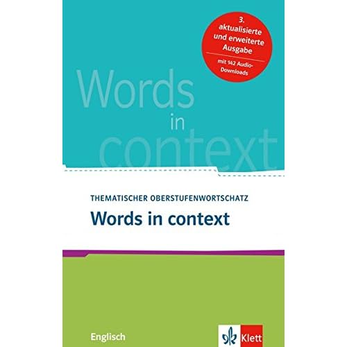 [PDF] Words in context: Thematischer Oberstufenwortschatz Englisch KOSTENLOS DOWNLOAD