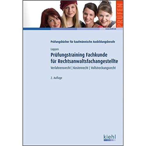 Pdf Prufungstraining Fachkunde Fur Rechtsanwaltsfachangestellte Kostenlos Download Beliebtesten Kochbucher 51