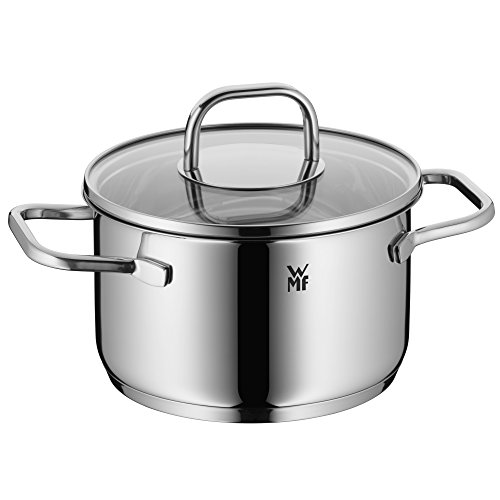 WMF Topf-Set 5-teilig Bratentopf Fleischtopf Stielkasserolle Inspiration Schüttrand Glasdeckel Cromargan Edelstahl rostfrei poliert induktionsgeeignet spülmaschinengeeignet - 3