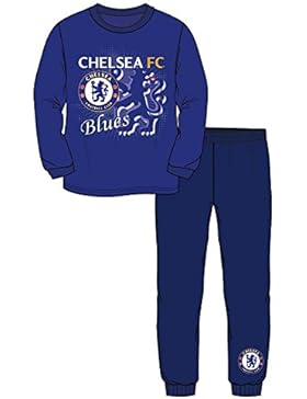 Jungen Offiziell Chelsea FC Blues Kleinkind Baumwolle Pyjama größen von 12 Monate bis 4 Jahre