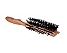 Kent Brushes Finest Half Radial Cherry Wood Black Bristle Brush for Ladies