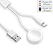 Price comparison product image 2 in 1 Wireless Charger Cable, 1.5M Compatible for Apple Watch Series 1 2 3 4 and iPhone XR/XS / 8 iPad USB Portable Magnetic iWach Charging Cable/Data Cable