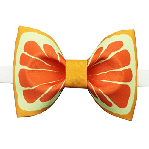 Preisvergleich Produktbild Goodvk Kreative handgemachte Krawatte des Mannes Bedruckte Fliege Western Pomelo Bräutigam Business Party Gentleman Herren Fliege Fliege handgefertigte Holz Hochzeit oder Alltag