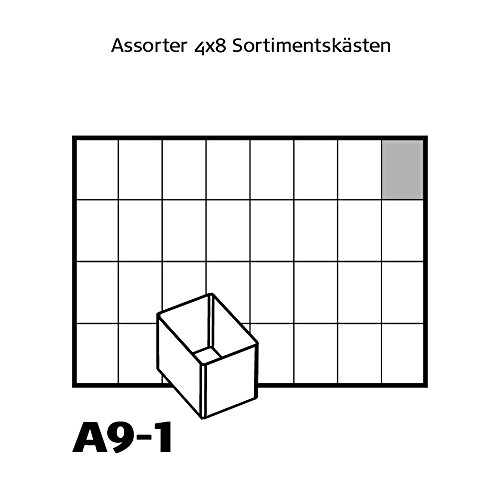raaco Einsatzset, Ordnungssysteme, Typ 55 A: 16xA9-1, transparent, 105347 - 2