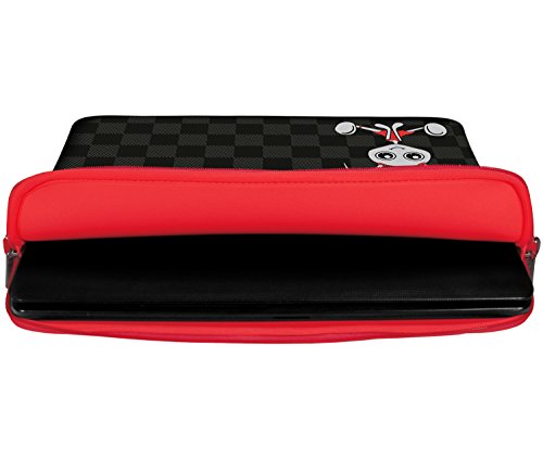 Digittrade LS160-11 Filly Designer Schutzhülle für Laptops und Netbooks mit einer Bildschirmdiagonale von 29,5 cm (11,6 Zoll) schwarz-weiß - 2