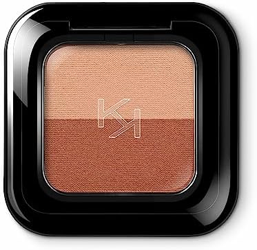 KIKO Milano Bright Duo Eyeshadow 03, Ombretto Duo Dal Rilascio Colore Ricco Ed Intenso