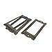 Produktbild Etikettenhalter - TOOGOO(R)4 Stueck Buero Akten Schublade Etikettenhalter 85mm x 42mm Bronze