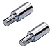 Price comparison product image 2Pcs Chrome Arcade DIY Shaft Extender Joystick Extension Rod Extender Shafts For Sanwa Joystick & Zippyy Joystick & Jamma Extension & Control Extender