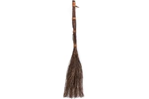 THE BUFFALO BROOM CO. Hand Scented Cinnamon Broom - Traditional Heather Broom - Rustic Décor